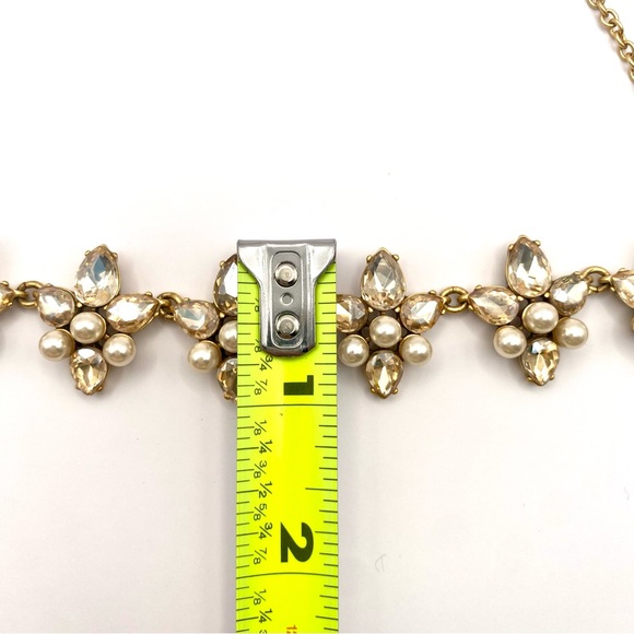J. Crew Crystal Flower Necklace - Picture 4 of 5